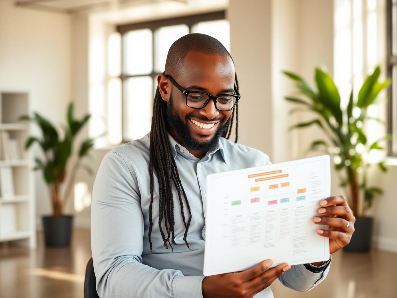 Responsable RH consultant l'organigramme de ses équipes