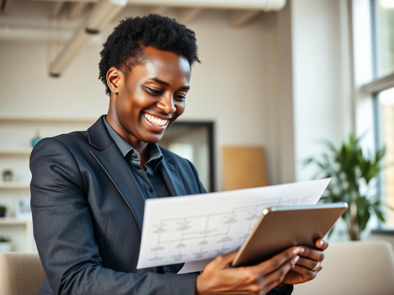 Responsable RH consultant l'organigramme de ses équipes